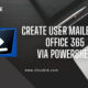 Create User MailBox