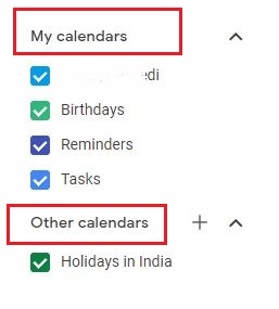 calendar types