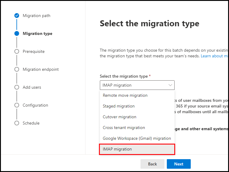 IMAP-Migration