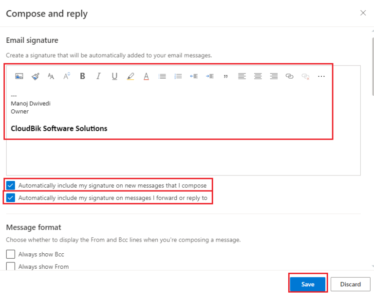 How To Create Edit And Change Signature In Outlook