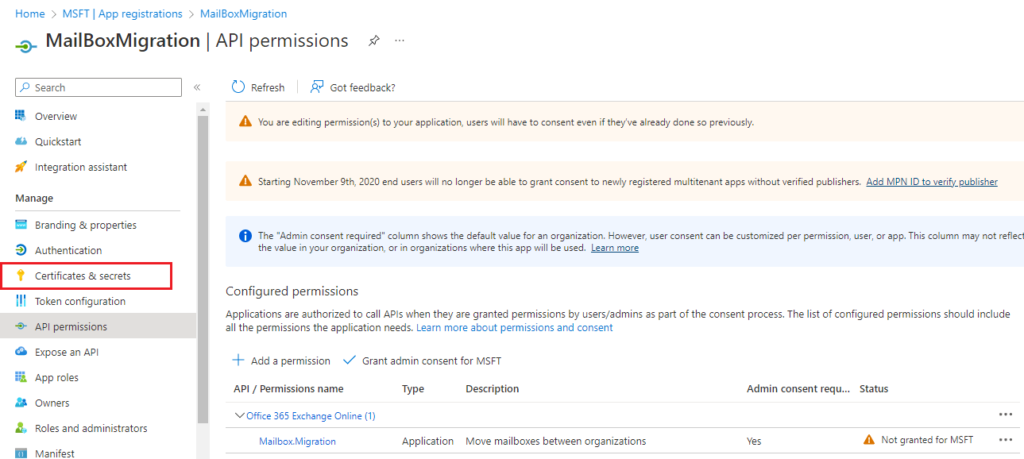 Perform Office 365 Tenant to Tenant Migration step by step