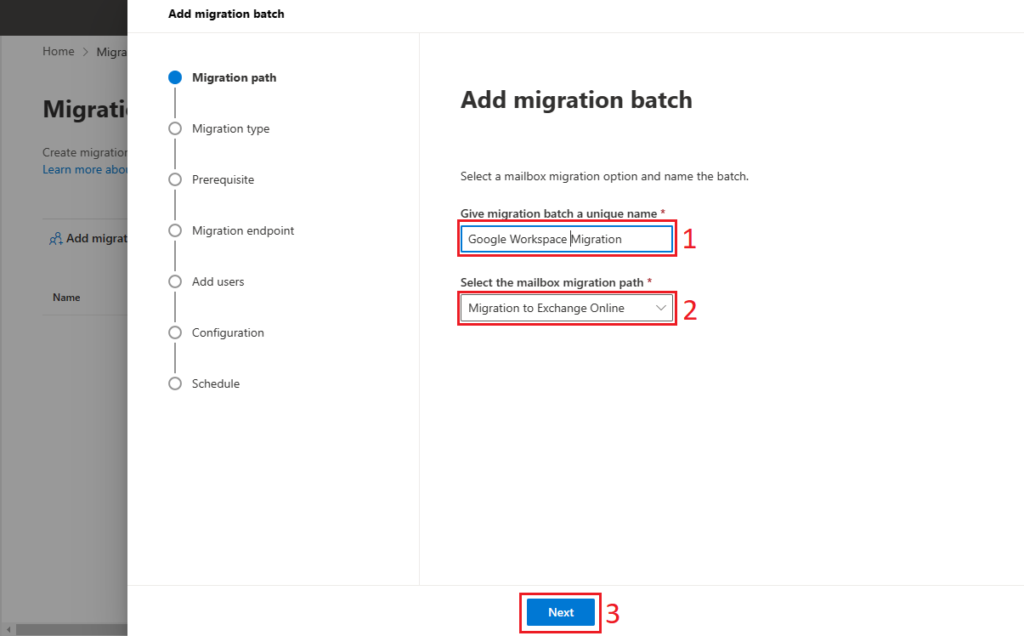 Perform Google Workspace To Microsoft 365 Migration