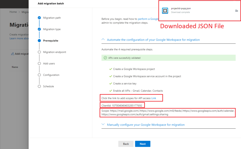 Perform Google Workspace To Microsoft 365 Migration