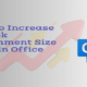 How to Increase Outlook Attachment Size Limit in Office 365