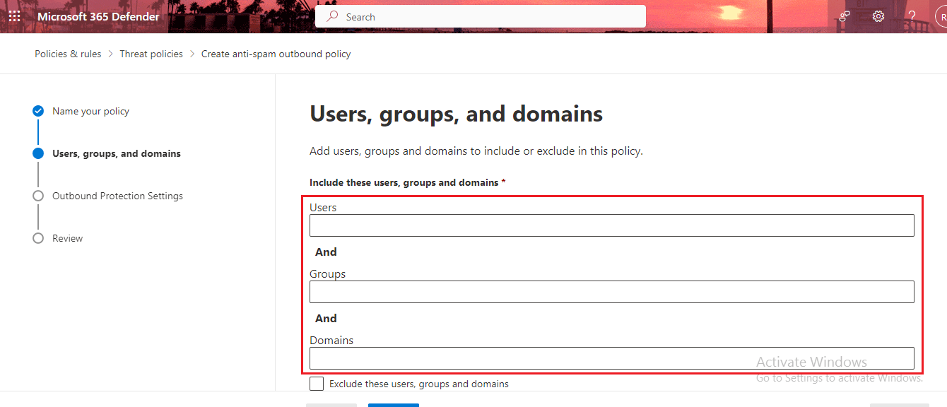 add users, groups and domain
