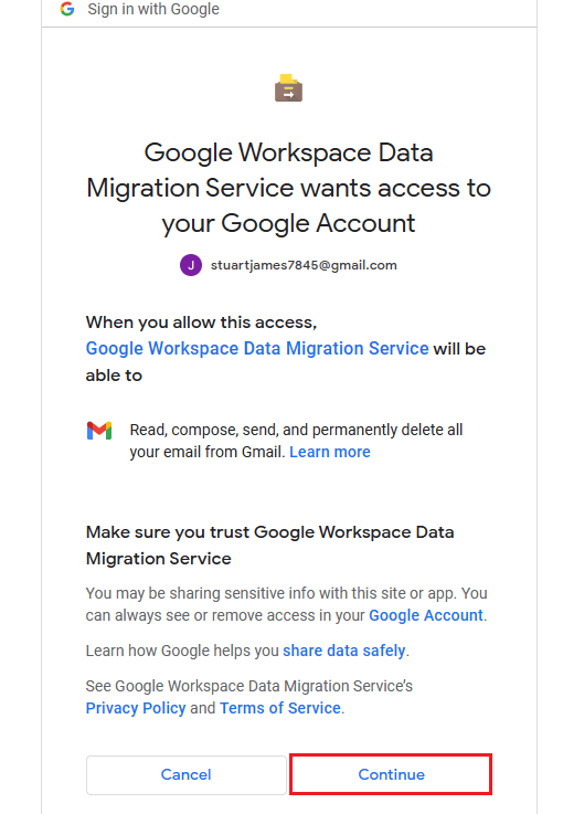 provide access to google workspace