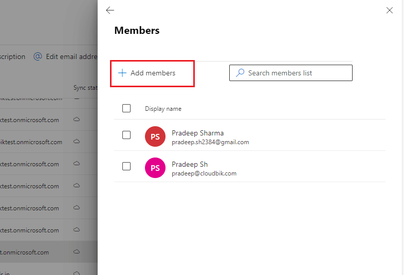 click to add members