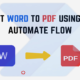 Convert Word to PDF Using Power Automate Flow