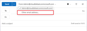 Send Emails Using Alias Address in Microsoft Outlook – O365