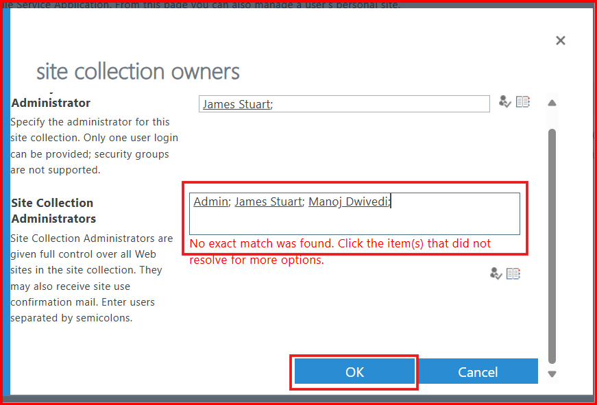 Add site collection admin to OneDrive for business site