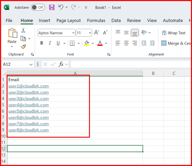 enable archive user csv file